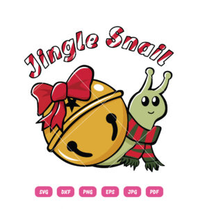 Jingle Snail SVG Christmas