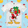 Donald Duck Christmas SVG, Donald Santa Christmas SVG, Donald Duck And Christmas Gift SVG
