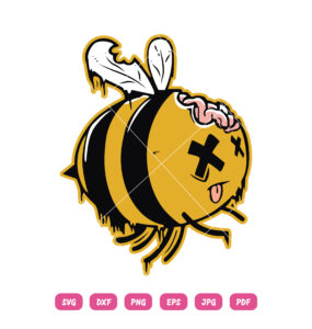 Zombee SVG Bee Funny