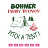 Bohner Family Reunion Pitch A Tent