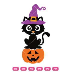 Cat Halloween SVG Cat Animal