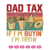 Dad Tax Making Sure It's Not Poison SVG Funny Dad tax