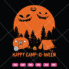Happy Campoween SVG Halloween Camping Specter