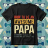 How To Be An Awesome Papa SVG Father Day