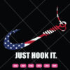 Just Hook It SVG America Flag Hook