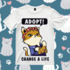 Strong Cat Lady Adopt Change A Life SVG Strong Cat