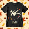 Autumn Fall Woman SVG, Slip Leaves Fall SVG PNG DXF EPS
