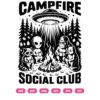 Campfire Social Club SVG, Camping Lover SVG PNG DXF EPS