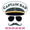 Captain Dad SVG Father Daddy Quotes Proud Marine Dad