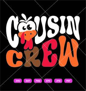 Cousin Crew Turkey SVG,