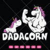 Dadacorn Unicorn Daddy SVG Father's Day