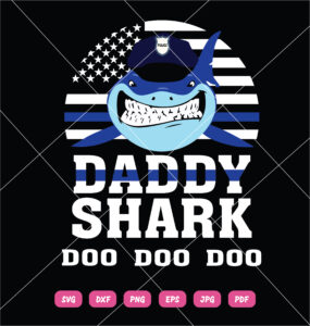 Daddy Shark Do Do Do SVG Father's Day Shark