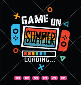 Game On Summer SVG Play Game SVG Summer Holiday