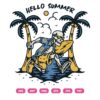 Hello Summer SVG, Summer Vacation SVG, Skeleton SVG, Summer SVG