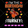 I’m The Birthday Turkey SVG, Swag Turkey Chicken SVG, Funny Turkey Thanksgiving SVG