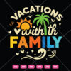 Summer Family Vacation SVG Matching Group Beach Trip
