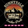 Sunnyvale Trailer Park SVG, RV Camping SVG PNG DXF EPS