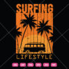 Surfing Lifestyle SVG Surfing Holiday